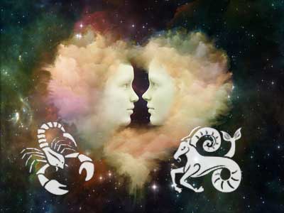 Skorpion und Steinbock